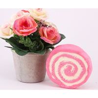 Boules de bain effervescentes bio en gros sous marque privée, soin de la peau, sans cruauté animale, colorées, en forme de gâteau, durée de conservation 1 an