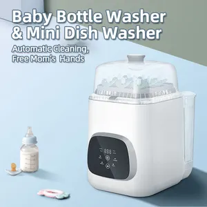 Desain baru 9 mode pembersihan otomatis pencuci botol bayi pencuci botol dan pengering bayi alat sterilisasi botol bayi