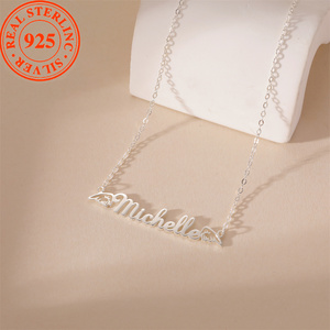 <span class=keywords><strong>Argento</strong></span> Sterling <span class=keywords><strong>925</strong></span> personalizzato <span class=keywords><strong>con</strong></span> ali d'angelo <span class=keywords><strong>con</strong></span> <span class=keywords><strong>nome</strong></span> personalizzato <span class=keywords><strong>collana</strong></span> gioielli <span class=keywords><strong>con</strong></span> <span class=keywords><strong>nome</strong></span> personalizzato ciondolo lettera <span class=keywords><strong>collana</strong></span> donna - Product Image 2