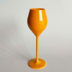 4.5oz Customizable LOGO Restaurant Available Plastic Tall Glasses Acrylic Colored Champagne Glasses <b>Ps</b> Plastic Red Wine Glasses - Product Image 3