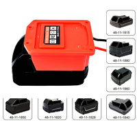 Adaptateur de roue d'alimentation pour convertisseur de batterie Milwaukee 18V avec bornes fusibles et fils connecteur d'alimentation pour voiture Rc robotique camion Rc