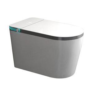 WC en céramique de luxe, une seule pièce, en porcelaine, couleur or noir, pour salle de bain - Product Image 5