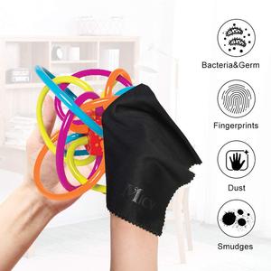 Venta caliente <span class=keywords><strong>de</strong></span> <span class=keywords><strong>Amazon</strong></span> lentes negros personalizados lente <span class=keywords><strong>de</strong></span> cámara microfibra paño <span class=keywords><strong>de</strong></span> limpieza para gafas teléfono pantalla d - Product Image 3