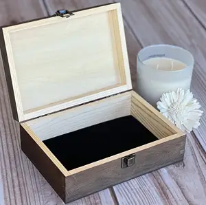 Love You mémoire boîte décorative en bois cadeau pour femme cadeau de mariage pour Couples boîte souvenir personnalisée gravée au Laser