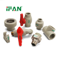 Raccords PPR Gris Moulés avec Précision IFAN 20-110mm PN25 pour Connexion Plomberie