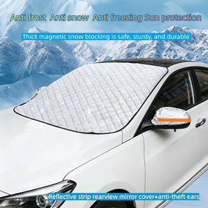 Protection <span class=keywords><strong>pare</strong></span>-neige pour voiture, <span class=keywords><strong>pare</strong></span>-<span class=keywords><strong>brise</strong></span> avant, <span class=keywords><strong>couverture</strong></span> anti-neige, <span class=keywords><strong>pare</strong></span>-soleil isolant thermique, <span class=keywords><strong>pare</strong></span>-soleil épaissi, fixation magnétique, <span class=keywords><strong>antigel</strong></span> - Product Image 2
