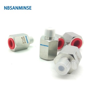 Conector Recto de Acero Inoxidable NBSANMINSE NPT 1/8-1, Adaptador Macho-Hembra para Conexiones de Cables - Product Image 3