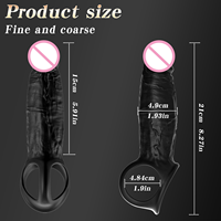 Anneaux vibrants de haute qualité en silicone liquide simulé pour hommes, télécommandés par application électrique