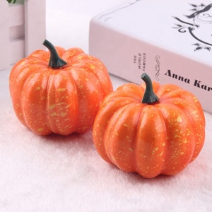 Top Mini zucche artificiali decorazioni di Halloween zucche per il giardino di casa - Product Image 6