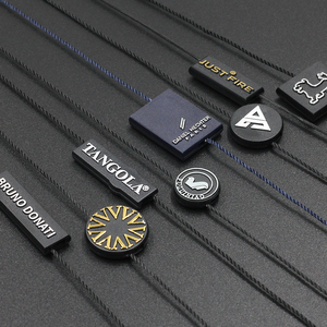 Thẻ Niêm Phong Khóa Dây Thẻ Treo Dập Nổi Nhãn Phụ Kiện Vali Giày May Mặc PE Logo Thương Hiệu Dập Nổi Tùy Chỉnh Bằng Nhựa - Product Image 5