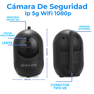 กล้องวงจรปิด ELE-GATE 1080p PTZ IP พร้อมกล้องเฝ้าระวังแบบ WiFi - Product Image 4