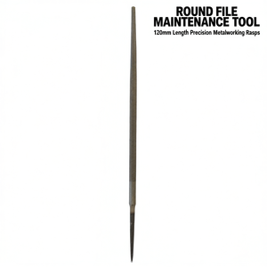 Lima Redonda para Mantenimiento, 120 mm de Longitud, Lima de Precisión para Trabajos en Metal - Product Image 2