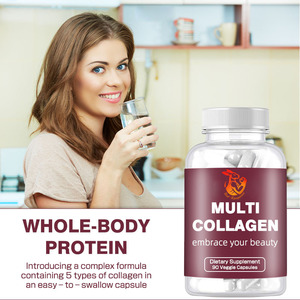 OEM Private Label Multi <b>Collagen</b> Capsule with Protein <b>Collagen</b> Complex Supplement for Healthy Skin Help Bone Strength Capsules - Product Image 5