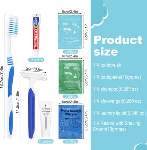 Set de Amenidades de Hotel Personalizadas de Plástico Ecológico de Lujo con Beneficios Biológicos para Hoteles de 3 a 5 Estrellas, Suministros de Cosméticos para Baño al por Mayor - Product Image 3