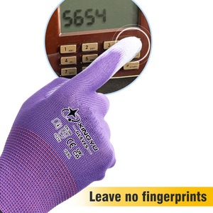 XINGYU Guantes De Trabajo Guantes De Seguridad Recubiertos De <span class=keywords><strong>Pu</strong></span> De Alta Calidad Equipo De Protección Personal Seguridad En El Trabajo Guantes De Mano De <span class=keywords><strong>PU</strong></span> - Product Image 5
