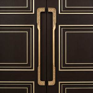 Gagang Pintu Kayu Interior Rumah Kantor Mewah yang Dapat Disesuaikan, Gagang Pintu Masuk Modern Besar untuk Pintu Dorong dan Tarik, Gagang Pintu Kaca - Product Image 2