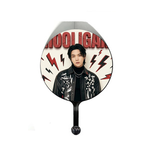 Abanico Redondo de Doble Cara con Diseño de Ídolos de Kpop, Abanico de Mano para Conciertos, Regalo para Fans de JUNGKOOK, J-HOPE, <span class=keywords><strong>SUGA</strong></span>, RM, JIN, JIMIN - Product Image 3