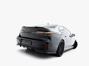 Nouveau kit carrosserie en fibre de carbone de style MAX amélioré pour la Série 7 G70 740i avec lèvre avant, diffuseur et spoiler - Product Image 4