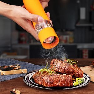 Home Kitchen Cooking <b>BBQ</b> <b>Tools</b> Spice Herbal Containers Automatic Salt and Pepper Set With LED Lights - Product Image 4