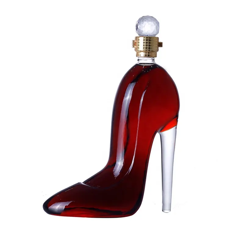 Amazon hot sell high-heeled shoes wine decanter