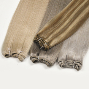 Extensiones de Cabello Tejidas a Máquina K.S WIGS, Precio de Fábrica al Por Mayor, Sin Caída, Sin Enredos, Cabello Virgen Vietnamita de Doble Trama para Salón - Product Image 5