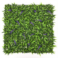 Panneau mural végétal artificiel en plastique durable, résistant à l'eau, décoratif, pour jardin, haie, intérieur, extérieur, mariage, maison, style moderne, anti-UV