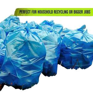 Sacs poubelle industriels bleus HuamaohengchunAluf Plastics 55-60 gallons 1,2 MIL - 38" x 55" - Paquet de 100 - Pour usage industriel - Product Image 3