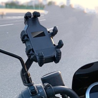 Support de téléphone pieuvre pour voiture, support de batterie électrique pour moto, pour la conduite et les livraisons, résistant aux chocs, pour la navigation