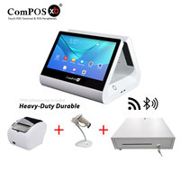 Terminal POS Inteligente para Ventana, con PIN de 6 Dígitos, Máquina POS Offline, Compatible con Pantalla Táctil Inteligente, Caja Registradora, Terminales de Escritorio