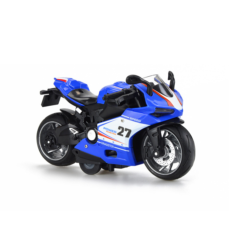 DUCATI en alliage bleu [édition Pull Back]