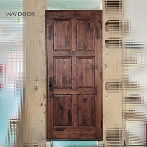 ドアクラシックベニヤ表面仕上げオークマホガニー無垢材 - Product Image 5