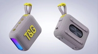 Nouveau haut-parleur Bluetooth TG445 MINI avec subwoofer, lumière LED colorée, portable pour l'extérieur, AUX, insertion de carte TFX, TWS, haut-parleur cadeau