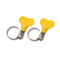 Collier de serrage papillon en acier inoxydable 304 avec mini-boulons de type collier de serrage inclus pour l'exploitation minière et l'industrie générale