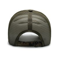 Gorra de béisbol de malla bordada con camuflaje de la bandera estadounidense, gorra táctica para hombre para actividades al aire libre