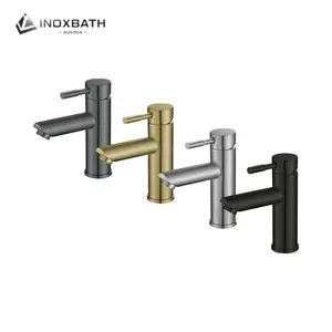 INOXBATH Manufacturer Sus304 Custom Color Basin Sink Water Faucets Mixers Taps Bathroom Faucet Tap