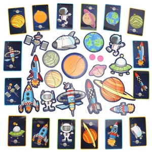 Magnétique Space Conquest Puzzle Book Play Scene for Kids Imagination Play Mix and Match Game avec étui <span class=keywords><strong>de</strong></span> rangement <span class=keywords><strong>de</strong></span> voyage - Product Image 4