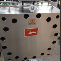 LEENY LN500 Granulateur rotatif à double échangeur de filtre pour film LDPE et granulés HDPE, sans filtre à mailles métalliques, 800-1200 kg/h, 230-280 mm