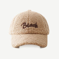 Casquette de Baseball d'Hiver Fourrée en Laine Chaude avec Logo Brodé 3D Personnalisé