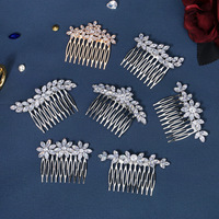 Accessoires de cheveux de mariage élégants faits à la main peigne à cheveux de mariée fait par des cristaux