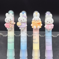 Stylos Gel Lapin Mignon à Encre Noire 0,5 mm pour Enfants, Jouet de Dessin en Gros, Jouet Éducatif de Peinture pour Enfants