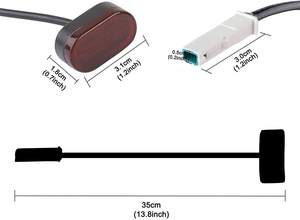 Remplacement de feu arrière de feu de frein de feu arrière de Scooter <span class=keywords><strong>M365</strong></span> pour Mi <span class=keywords><strong>M365</strong></span> Pro Gotrax GXL Hiboy pièces de Scooter électrique feu arrière LED - Product Image 5