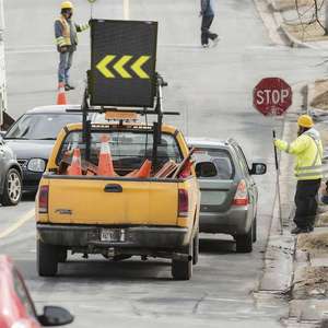 Giao thông Trailer điều khiển xe Roof gắn biến tin nhắn dấu hiệu LED <span class=keywords><strong>Board</strong></span> - Product Image 1