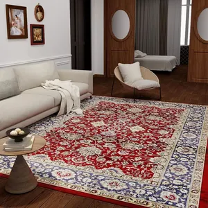 Factory Custom High Quality Turkish Carpet Washable Reversible Large size Living Room Rugs 3D Loop Pile Floor Mat Fluffy Carpet