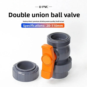 Vanne de contrôle à double articulation en PVC pour conduite d'eau industrielle, à raccordement rapide - Product Image 6