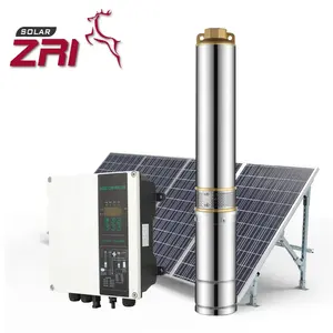 Zri 4 pollici Ac/dc Hybrid Solar Water Pump Acdc Automatic Switching pompa solare sommergibile pompa solare per case familiari