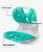 Chaise de siège de correction de Posture de coussin de dos de taille de soutien lombaire orthopédique confortable avec le massage pour le soulagement de la douleur