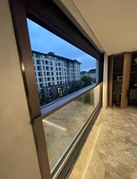 Ventana Corredera Horizontal Moderna de Aluminio, Aislamiento Térmico Eléctrico, Resistente a Huracanes, Doble Vidrio Templado Low-E