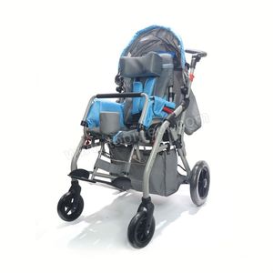 Silla de Ruedas Plegable de Viaje para Parálisis <span class=keywords><strong>Cerebral</strong></span> Cochecito Ligero para Niños - Product Image 3