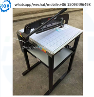 Coupe-papier guillotine professionnel Machine de découpe de tissu à haute efficacité Machines de découpe laser 600mm pour carte de couleur