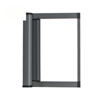 Fenêtre moustiquaire rétractable de nouvelle conception profilé en aluminium fenêtres coulissantes à vendre